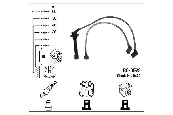 Buji Kablosu  NGK 8452