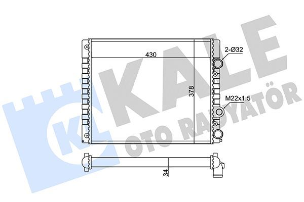 Su Radyatörü  KALE 348270