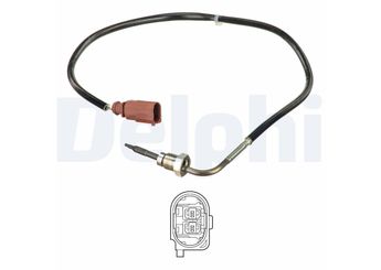 Egzoz Sıcaklık Sensörü  DELPHI TS30154  3L906088BA 03L906088BA 3L906088C 03L906088C