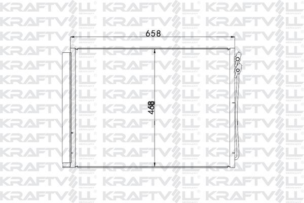 Klima Radyatörü  KRAFTVOLL 08060084