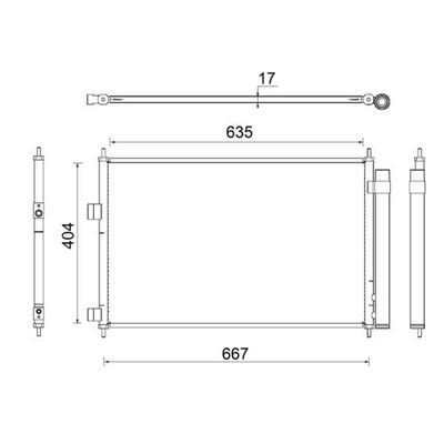 Klima Radyatörü  Toyota RAV4 (A3)(2005->)  MAHLE AC 798 000S
