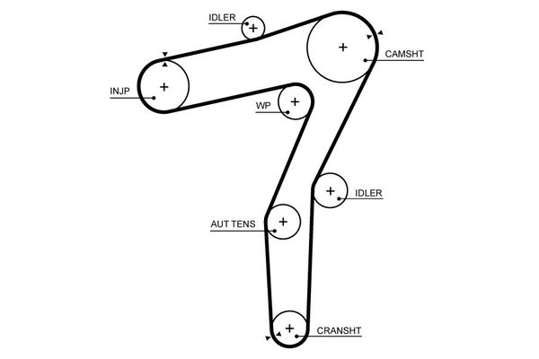 Triger Kayışı  FIAT ORJINAL K68302461AA
