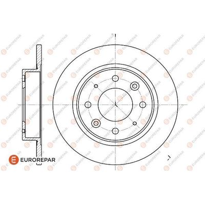 Fren Disk Ayna Arka Sağ ve Sol Kia Clarus (1996->)  EUROREPAR 1622805280