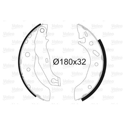 Fren Pabuçlu Balata Arka Ford Puma (CCE)(06.1997->)  VALEO 562635