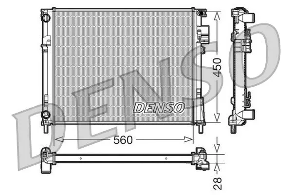 Su Radyatörü  DENSO DRM23096