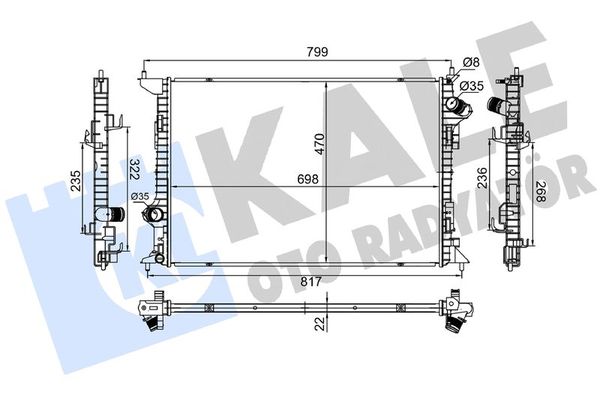 Su Radyatörü  KALE 364380