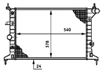 Su Radyatörü  MAHLE CR 635 000S  25310 253100X450 1300158 13 00 158 90499823 90 49 9823