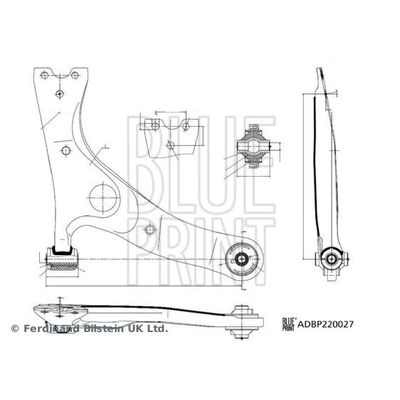 Salıncak Ön Alt Sağ Toyota RAV4 (A2)(2000->)  BLUE PRINT ADBP860200