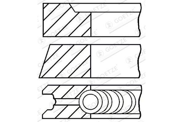 Segman (88.00MM-STD)  GOETZE 08-124600-00
