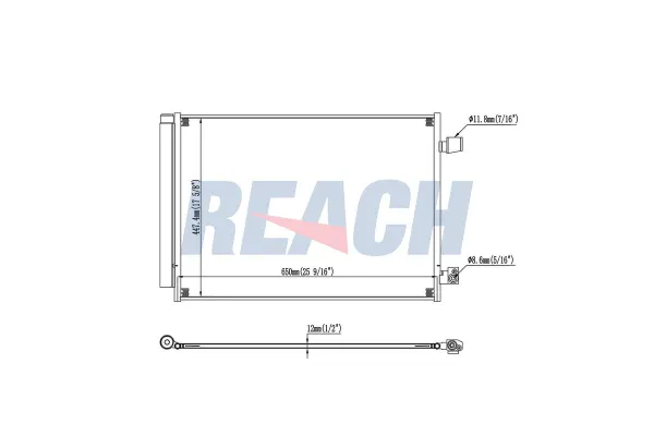 Klima Radyatörü  VEKA 43-2825