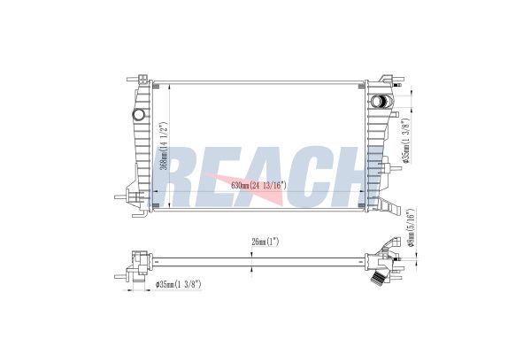 Su Radyatörü  KALE 0559021AB