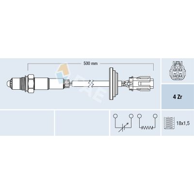 Oksijen (Lambda) Sensörü  FAE 77707
