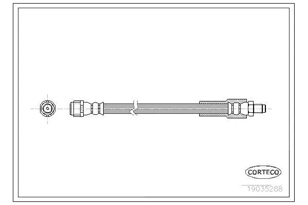 Fren Hortumu Arka Sağ veya Sol Mercedes Vito Mixto 4x4 (639)(06.2003->)  SVAC 50-0165