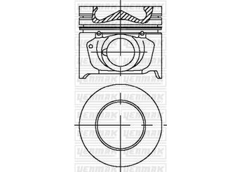 Piston (83.50MM-0.50)  YENMAK 31-04200-050  25182669 4804946 4817773 96440459