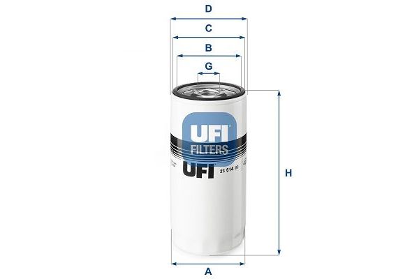 Yağ Filtresi  UFI 23.614.00