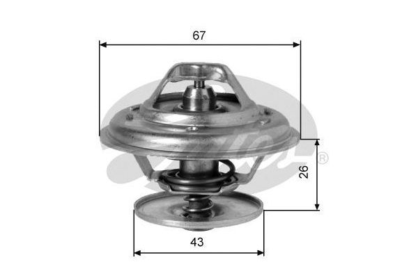 Termostat  Ford Explorer (UN46)(10.1992->)  GATES TH01991G1