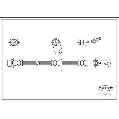 Fren Hortumu Ön Sağ CAVO C901 139A