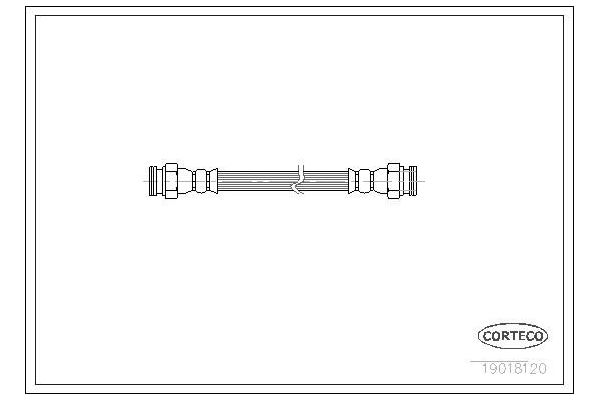 Fren Hortumu Arka Sağ veya Sol CAVO CF07