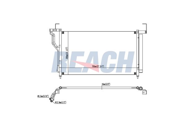 Klima Radyatörü  Hyundai H-1 (2008->)  BSG 40-525-044