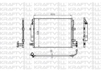 Klima Radyatörü  KRAFTVOLL 08060239  
