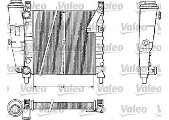 Su Radyatörü  VALEO 883813  52090365 7556135 7561478 7628968 7652127 7739937 7739939