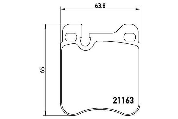 Fren Disk Balata Arka BREMBO P 65 010