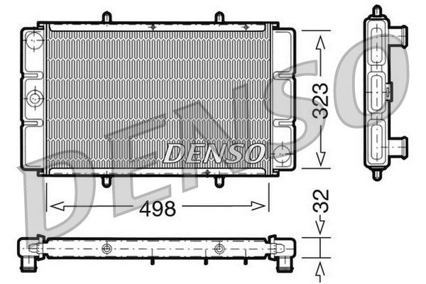 Su Radyatörü  DENSO DRM24010