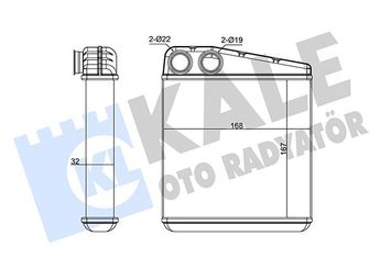 Kalorifer Radyatörü  GUA 40844  7701208766 27140AX700 27140-AX700 27140AX70A 27140AX70B 77 01 208 766 7701208381