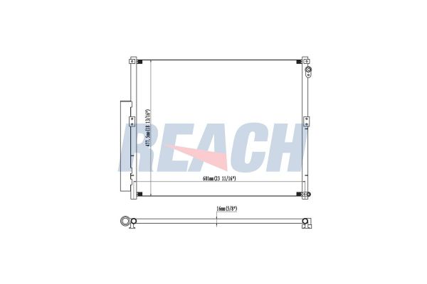 Klima Radyatörü  Toyota Land Cruiser (J12)(2003->)  MAHLE AC 838 000S