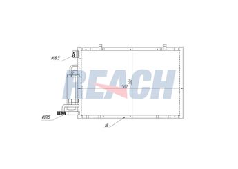 Klima Radyatörü  NRF 350546  2026521 2030994 E4B119710BA G1B119710EA