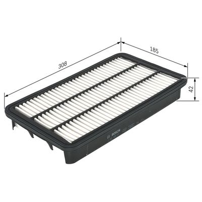 Hava Filtresi  Toyota Camry (XV10)(1992->)  BOSCH 1 987 429 151