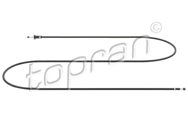 Motor Kaput Açma Teli  TOPRAN 112 159