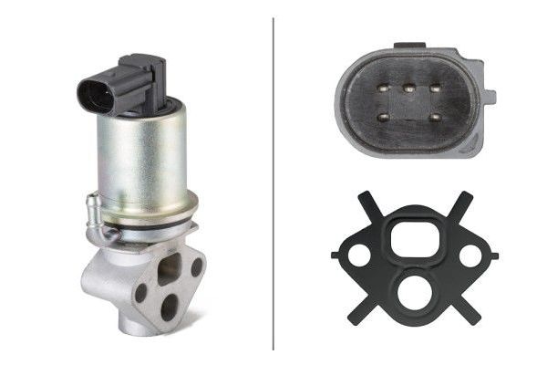 Egr Valfi  Audi A3 Cabriolet (8P7)(04.2008->)  HELLA 6NU 010 171-371