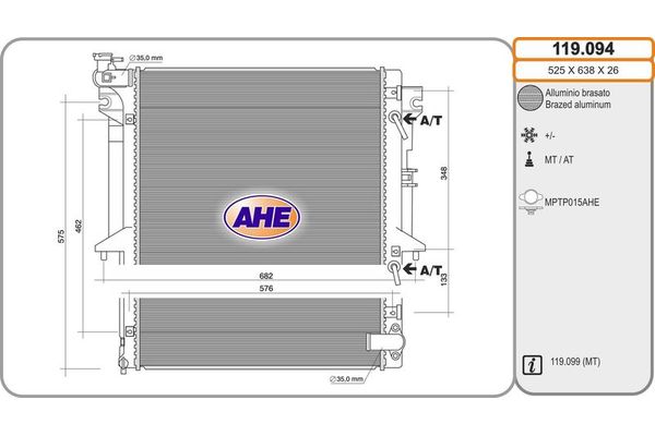 Su Radyatörü  ORİS 140-4811A
