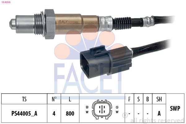 Oksijen (Lambda) Sensörü  Hyundai Getz (TB)(2002->)  DELPHI ES21639-12B1