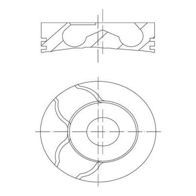 Piston (89.50MM-0.50)  MAHLE 001 01 01