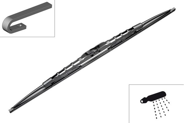 Silecek Süpürgesi Ön  700 mm - 28 inç BOSCH 3 397 011 238
