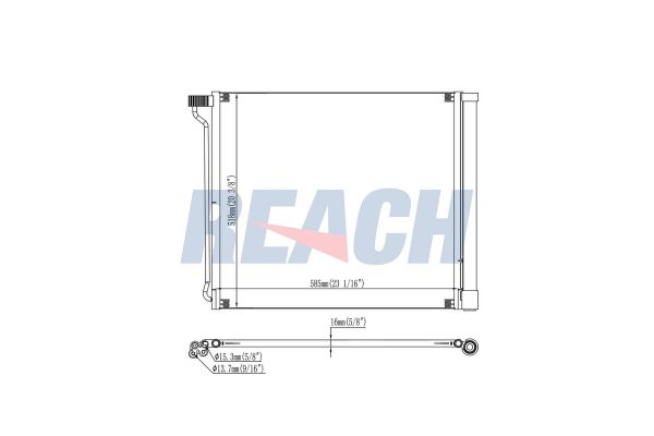 Klima Radyatörü  BMW X6 M Serisi (F86)(2015->)  NRF 350569