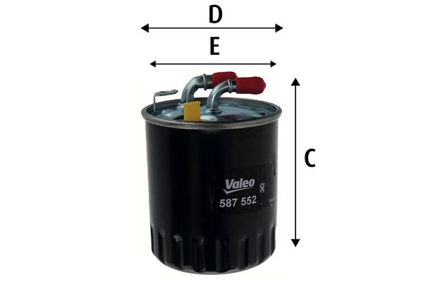 Yakıt Filtresi  Mercedes GL -Serisi (BM 164)(03.2006->)  VALEO 587552