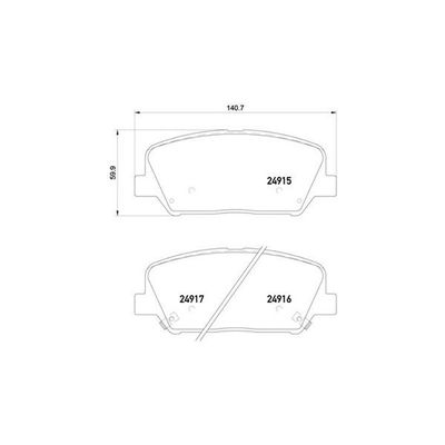 Fren Disk Balata Ön Hyundai i30 (GD) Makyajlı (06.2012->)  MAGNETI MARELLI 363700430065