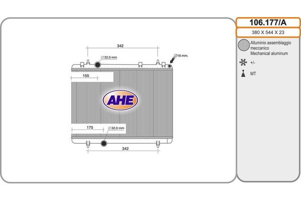 Su Radyatörü  MAHER 10599