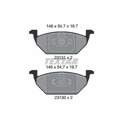 Fren Disk Balata Ön Skoda Scala (NW1)(01.2019->)  TEXTAR 2313001