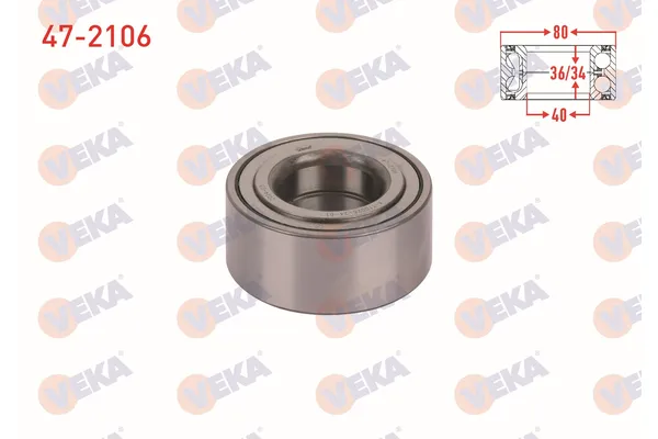 Teker Rulmanı Ön Sağ veya Sol VEKA 47-2106