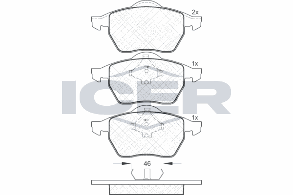 Fren Disk Balata Ön WONGA 271079