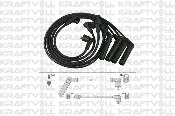 Buji Kablosu  Mitsubishi Colt (C10)(1984->)  KRAFTVOLL 05070239