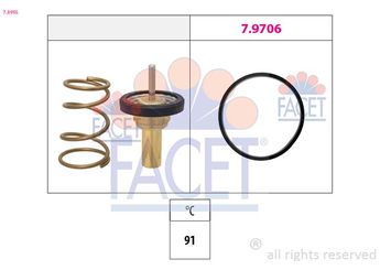 Termostat 91 °C  FACET 7.8995  110600968R 11 06 009 68R 1106000Q1F 11060-00Q1F