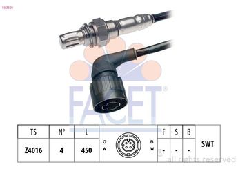 Oksijen (Lambda) Sensörü  FACET 10.7101  11781738331 11 78 1 738 331
