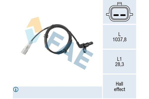 Abs Sensörü Arka Sol SAGEM 60204