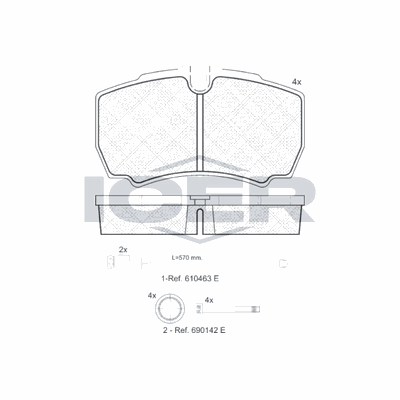 Fren Disk Balata Arka OTOZONE FDA2011-R