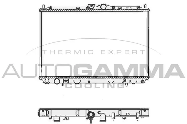 Su Radyatörü  Mitsubishi Carisma 4 Kapı (DA0)(2000->)  MAHLE CR 314 000P